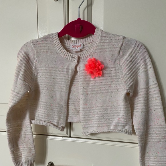 Cat & Jack dress and speckled shrug - Picture 7 of 8